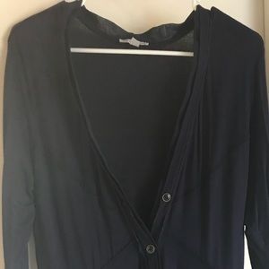 Nice dark blue over business dress casual jacket